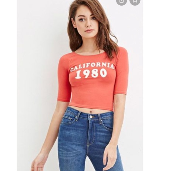 4/$25 Forever 21 Crop Top - Picture 1 of 5
